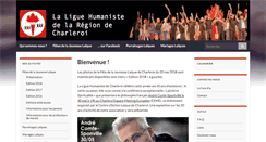 Desktop Screenshot of liguehumaniste.be